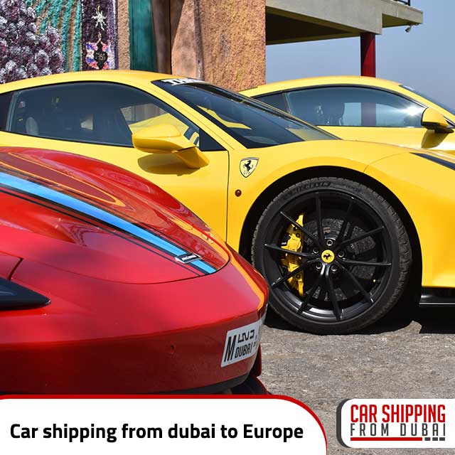 Car shipping from the UAE to Europe